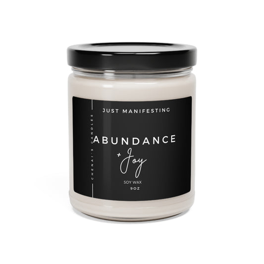 Abundance and Joy Scented Soy Candle, 9oz