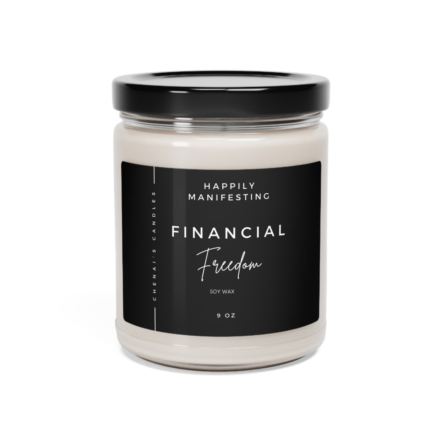 Manifest Financial Freedom Scented Soy Candle, 9oz